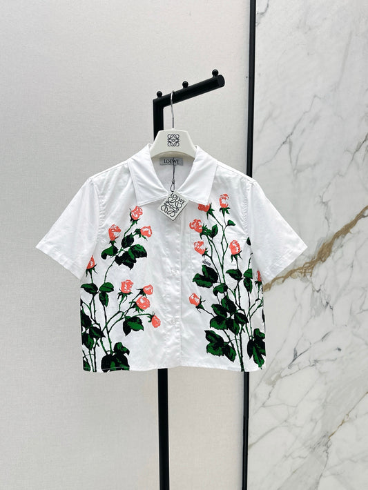 Loe 25ss print shirt