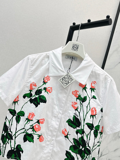 Loe 25ss print shirt