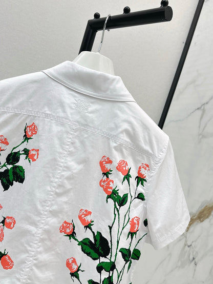 Loe 25ss print shirt