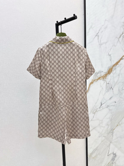 Guc 25ss print jumpsuit