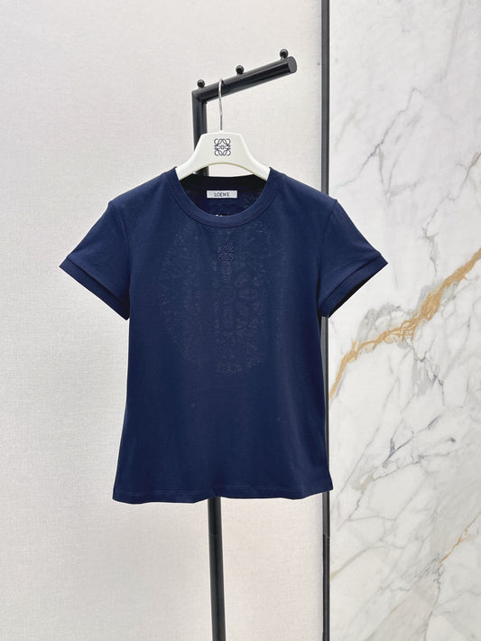 Loe 25ss hollow t-shirt