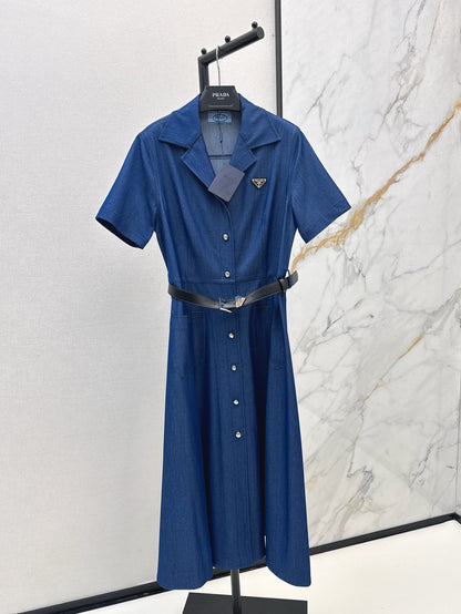 Pra 25ss denim dress