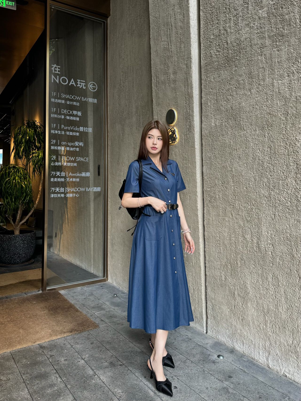 Pra 25ss denim dress