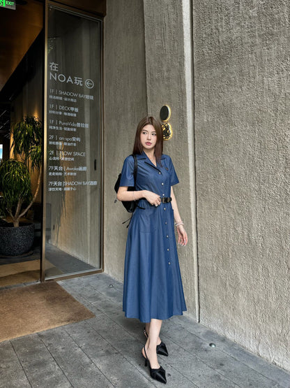 Pra 25ss denim dress