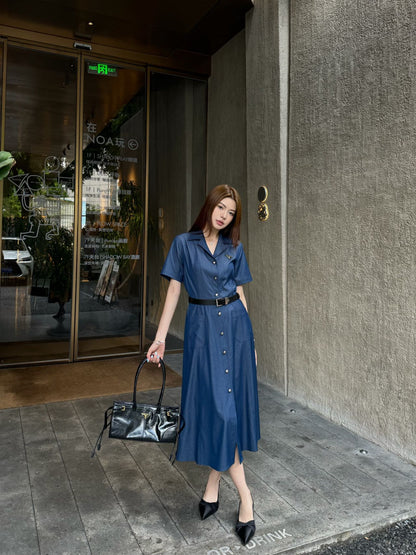 Pra 25ss denim dress