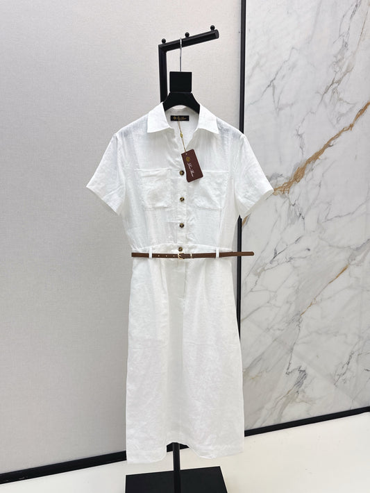 Loro 25ss linen dress