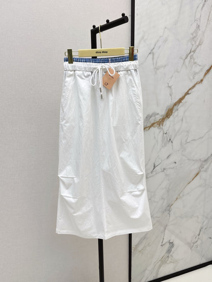 Miu 25ss drawstring skirt