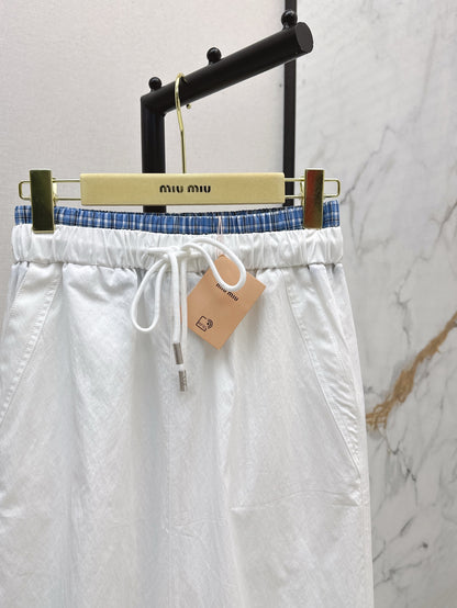 Miu 25ss drawstring skirt