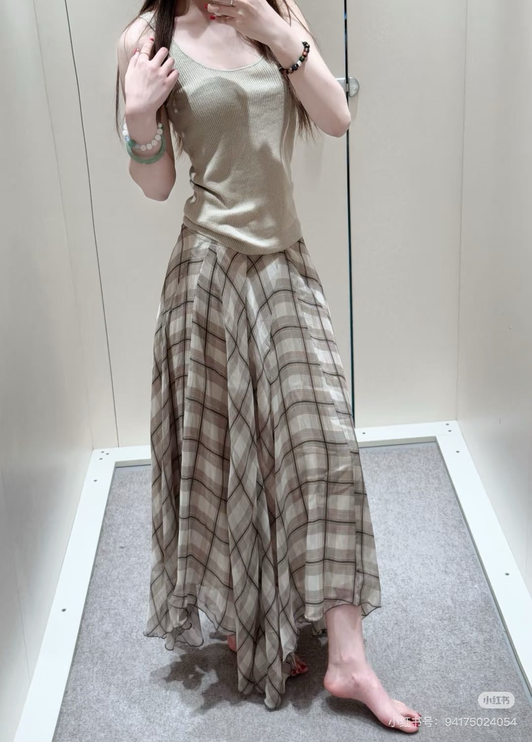 Loe 25ss ruffle skirt