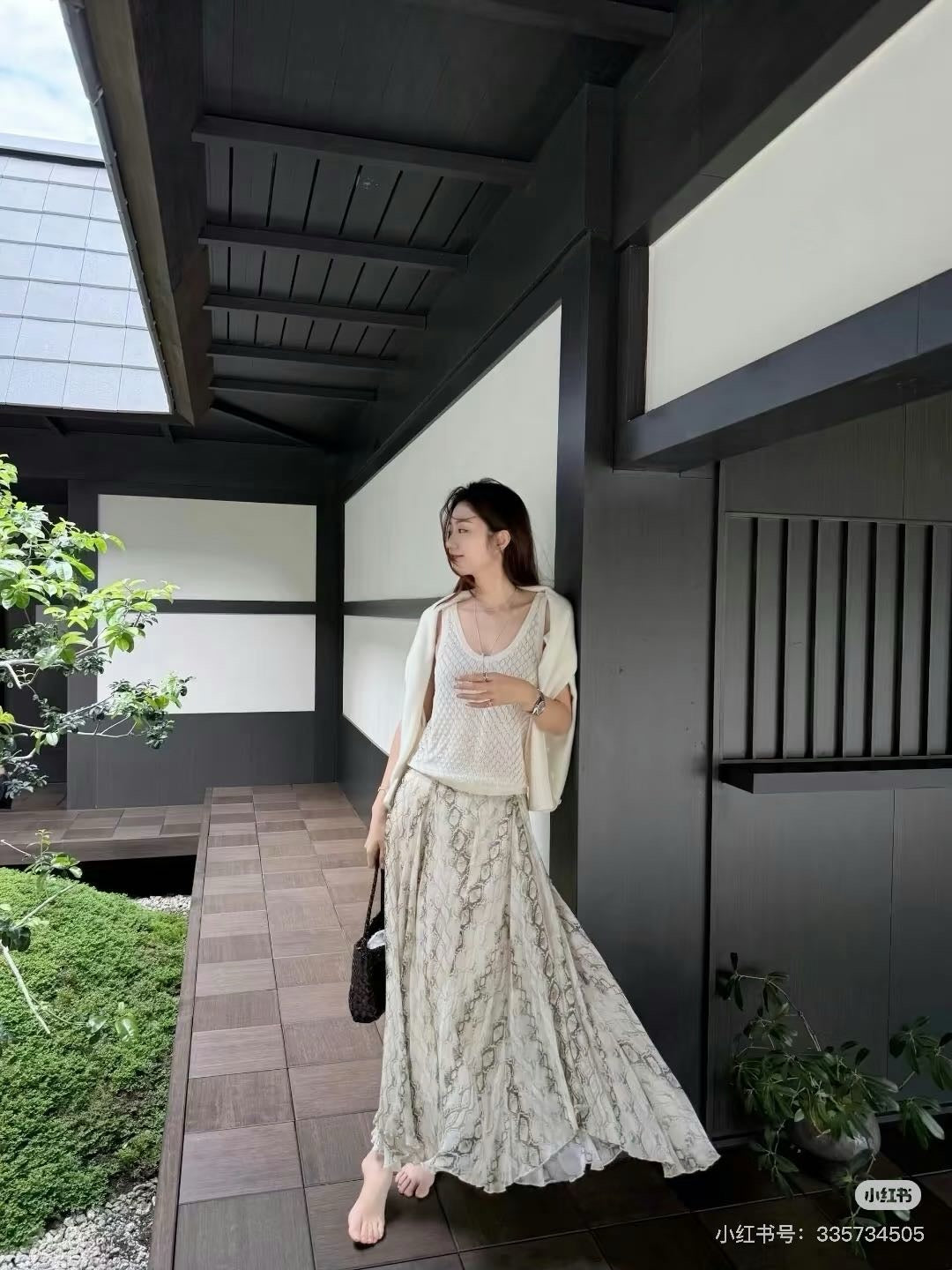 Loe 25ss ruffle skirt
