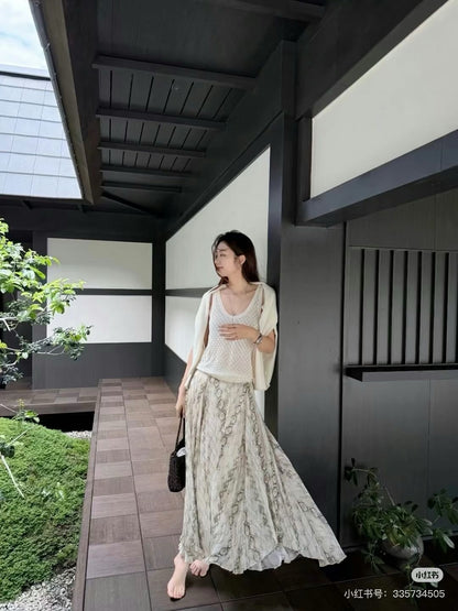 Loe 25ss ruffle skirt