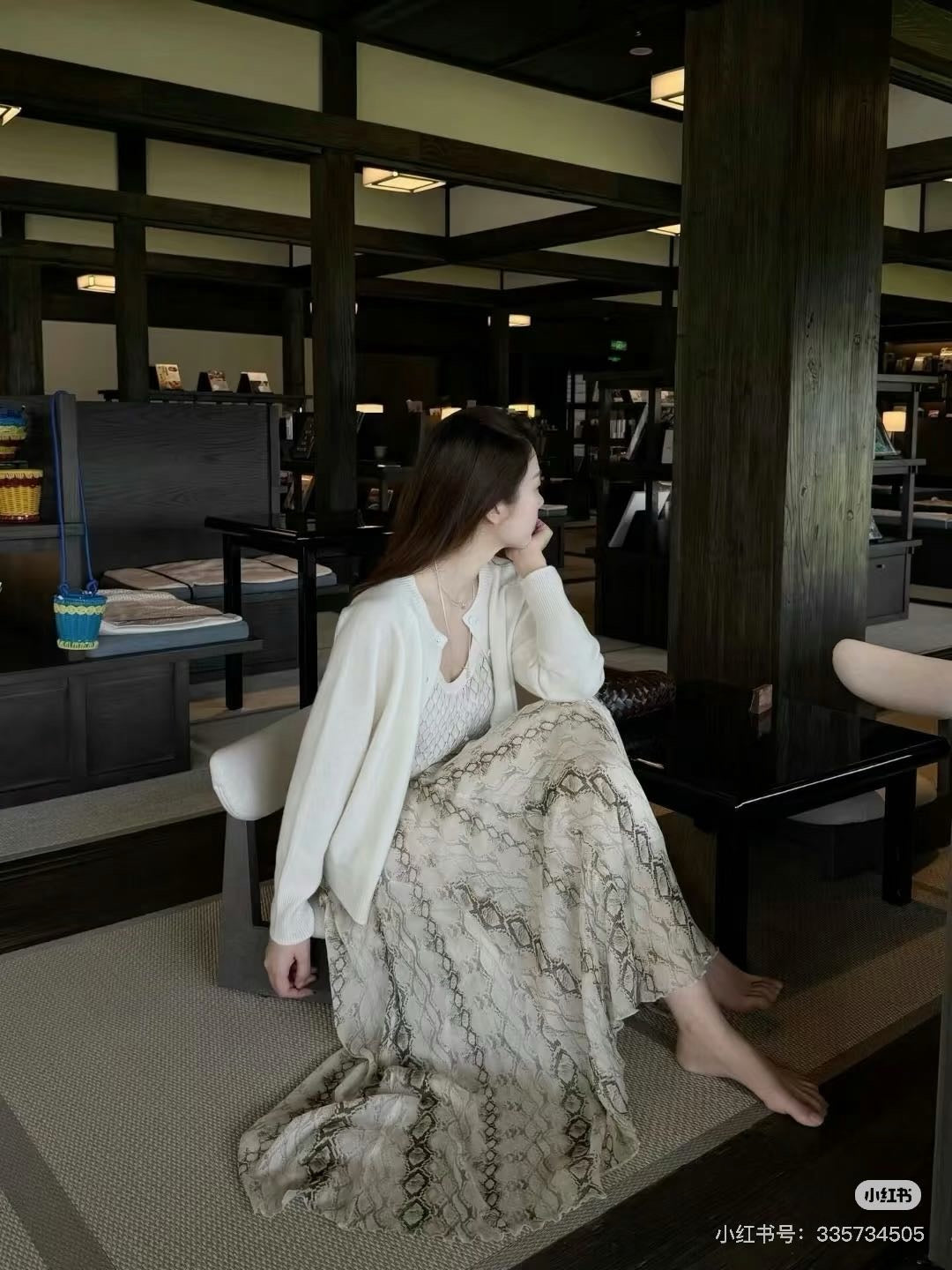 Loe 25ss ruffle skirt