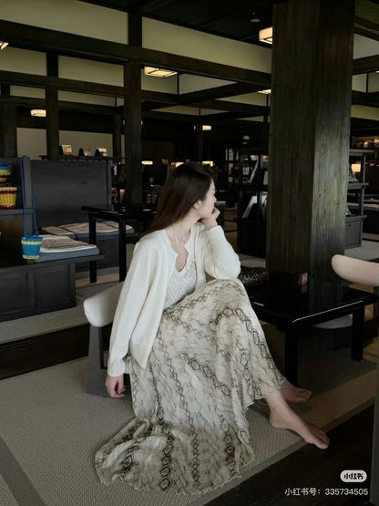 Loe 25ss ruffle skirt