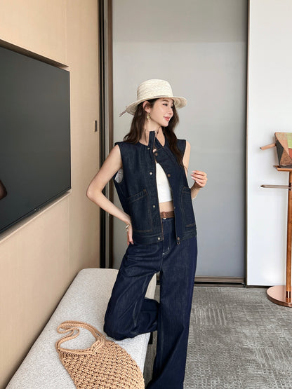 Loro 25ss denim vest