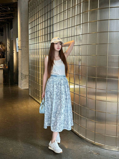 CD 25SS print skirt