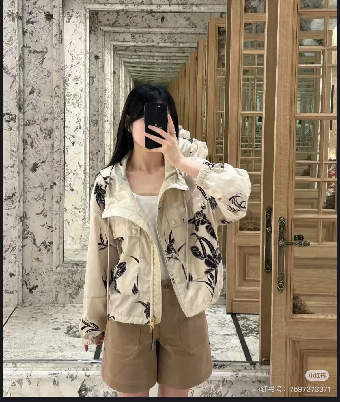 Mon 25ss print jacket
