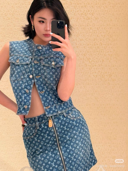 Louis 25ss denim vest