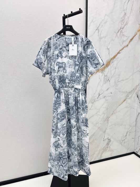 CD 25ss print dress