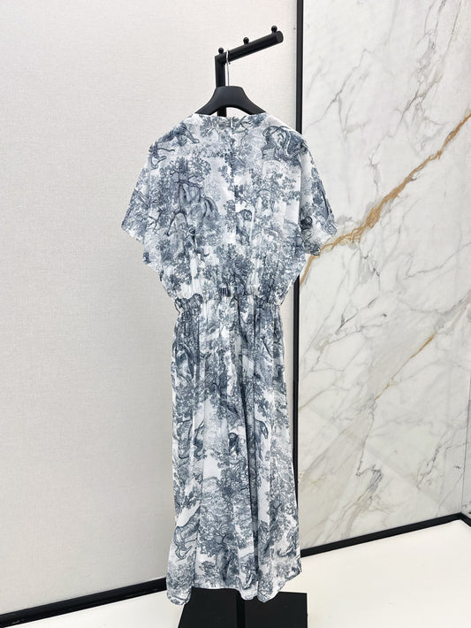 CD 25ss print dress