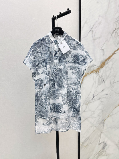 CD 25SS print dress