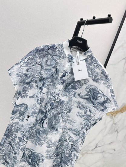 CD 25SS print dress