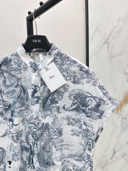 CD 25SS print dress