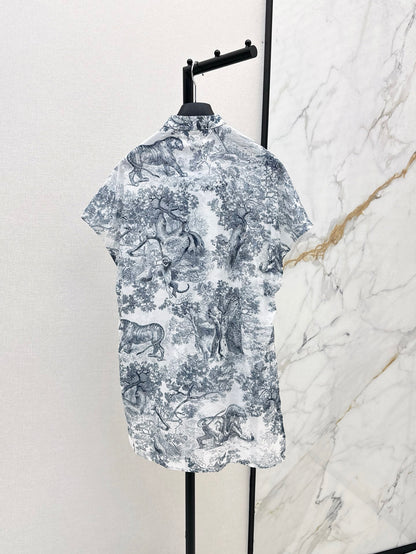 CD 25SS print dress