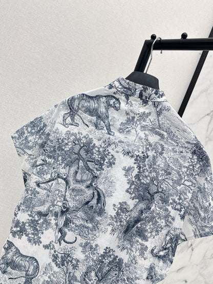 CD 25SS print dress