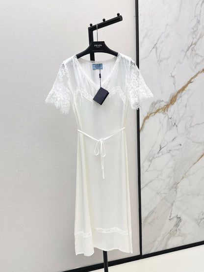 Pra 25ss satin lace dress
