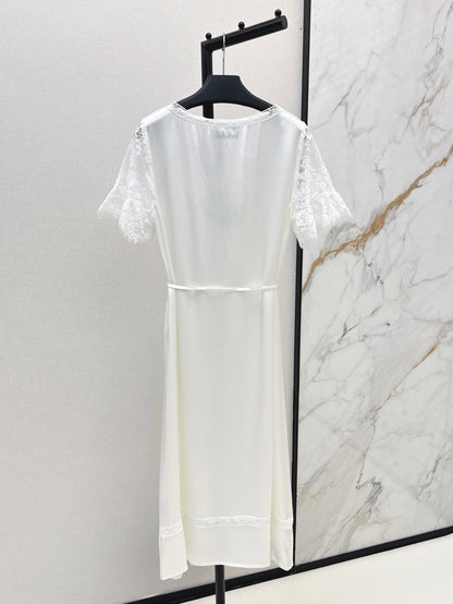 Pra 25ss satin lace dress