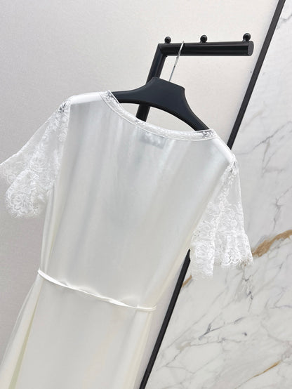 Pra 25ss satin lace dress