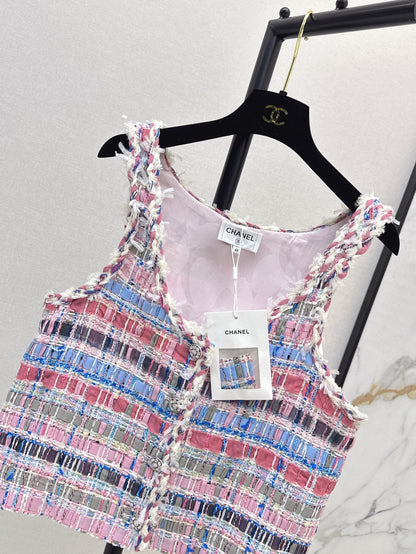Chan 25ss woven vest