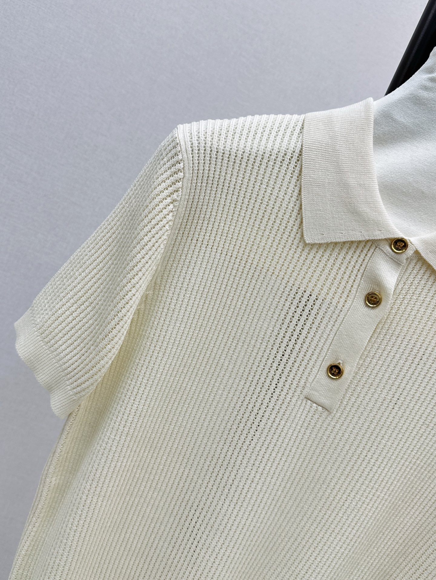 Loro 25ss knit polo shirt