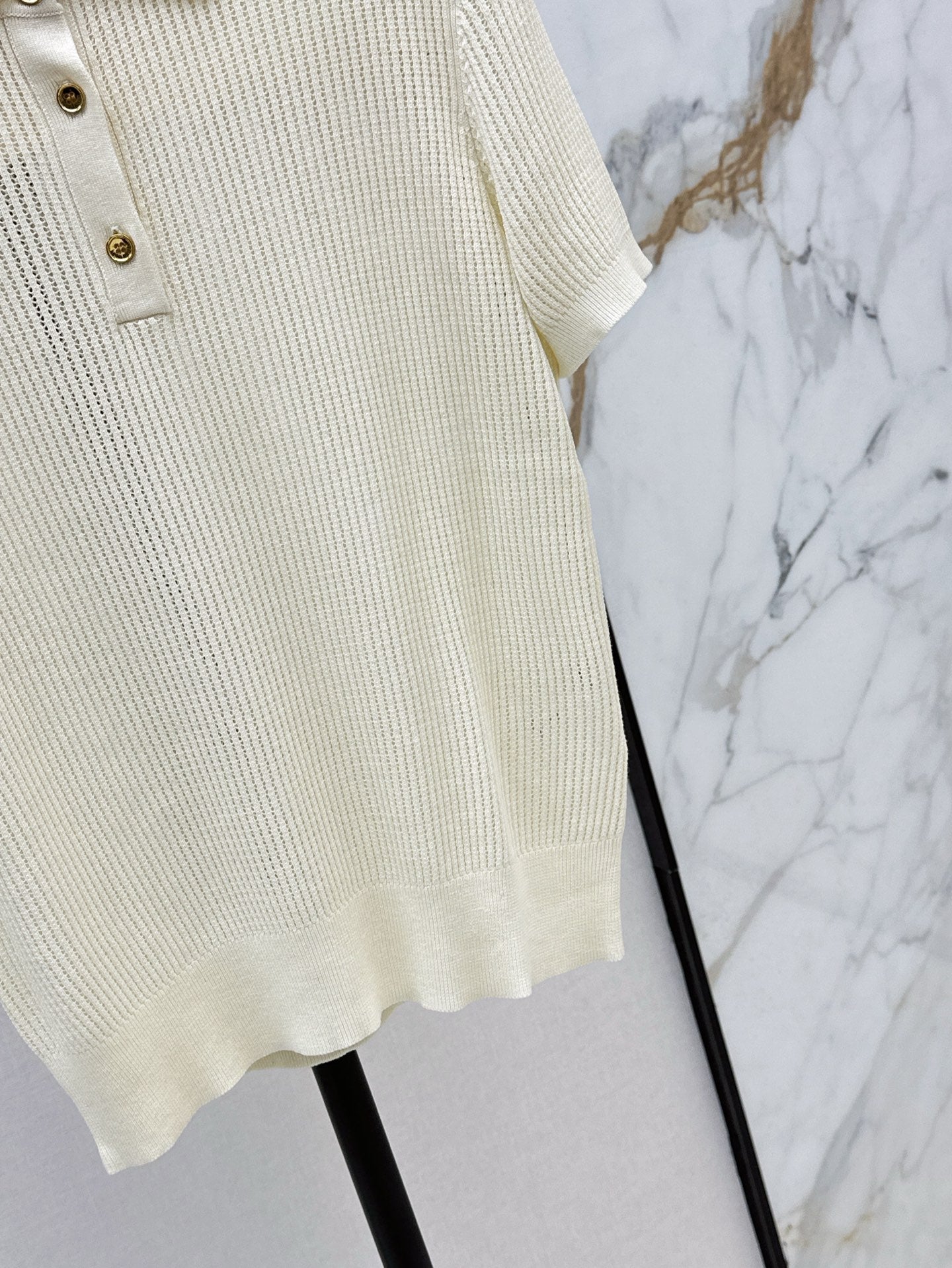 Loro 25ss knit polo shirt