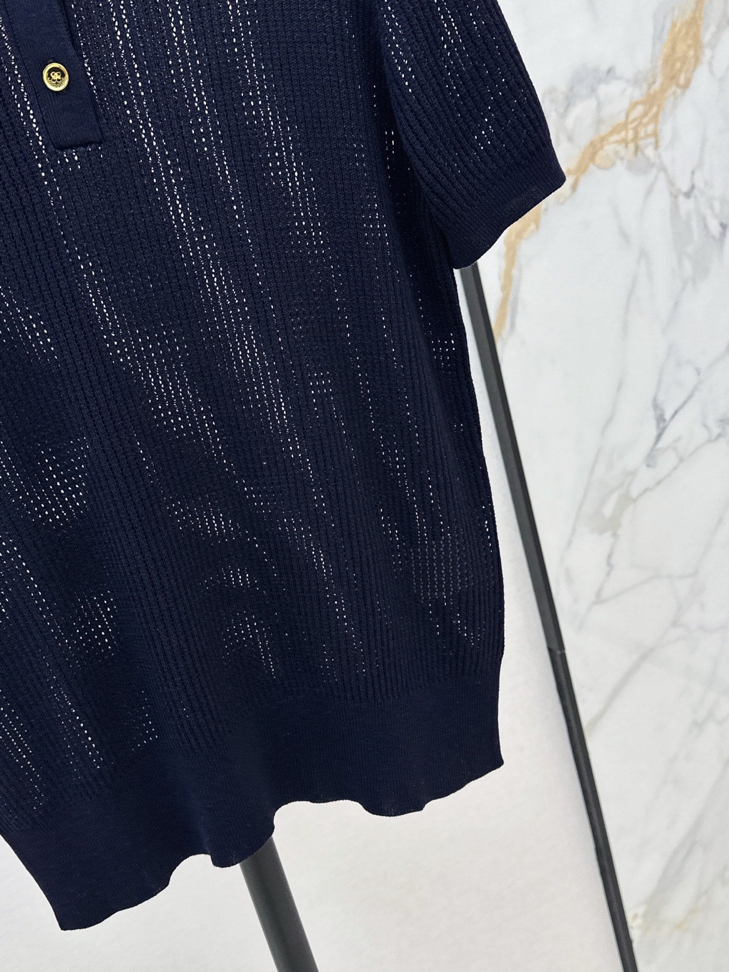 Loro 25ss knit polo shirt