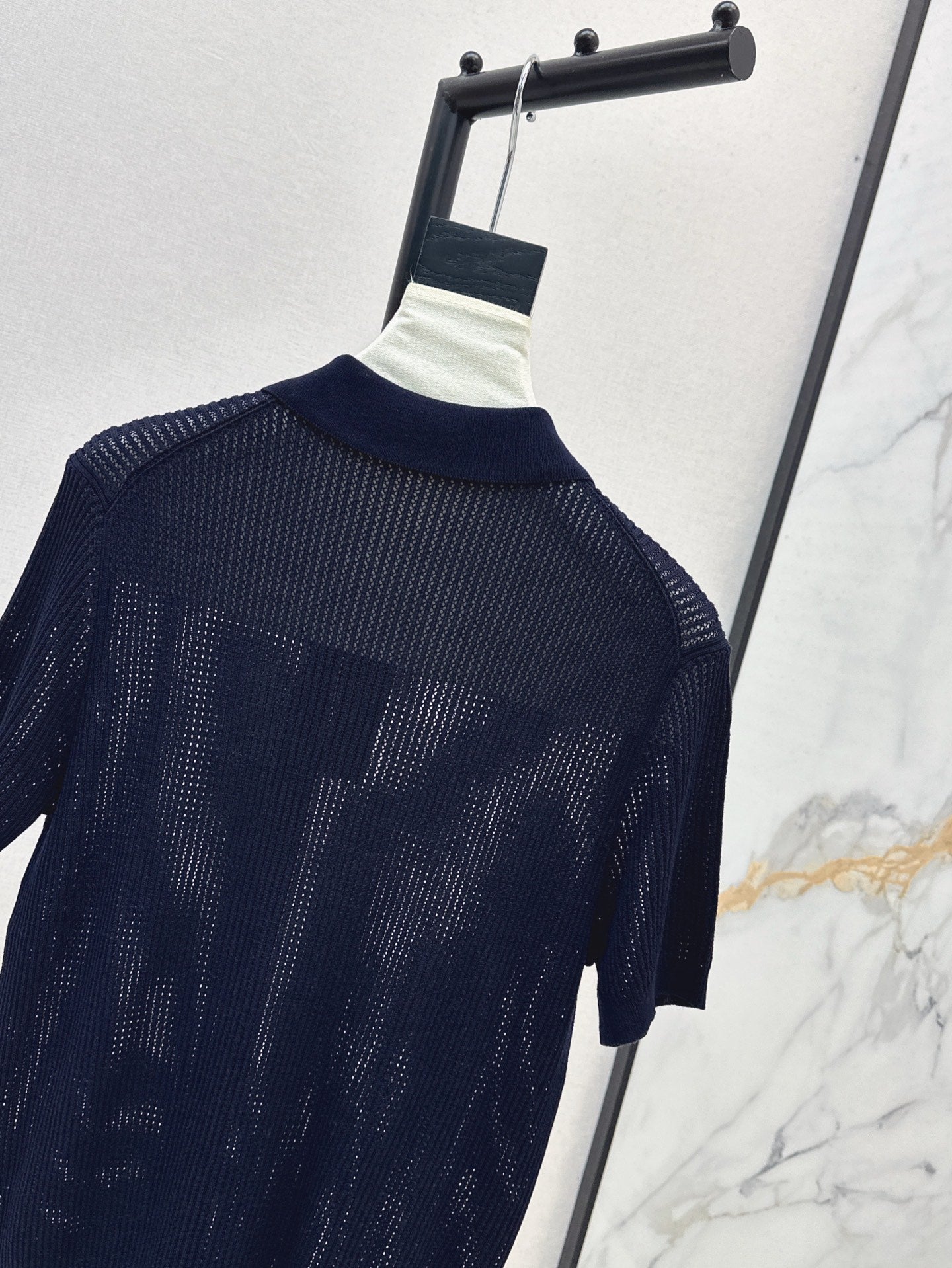 Loro 25ss knit polo shirt