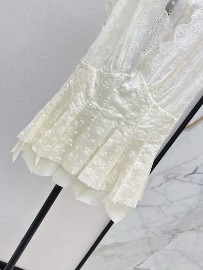 25ss embroidered dress