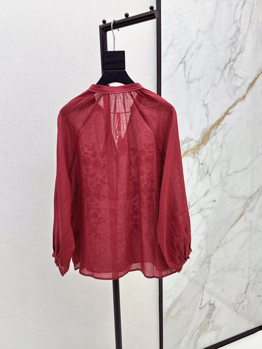 Loro 25ss linen shirt