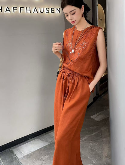 Loro 25ss linen suit
