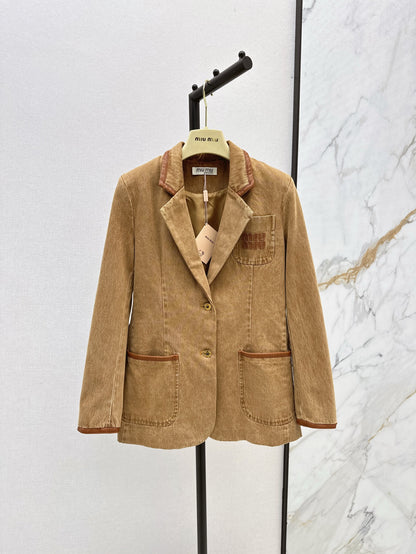 Miu 25ss denim blazer