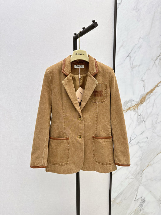 Miu 25ss denim blazer