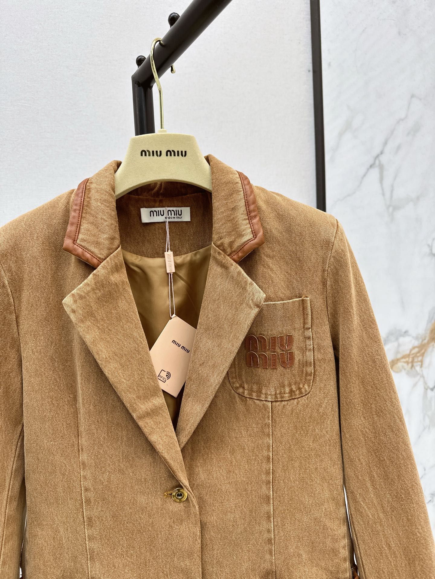 Miu 25ss denim blazer