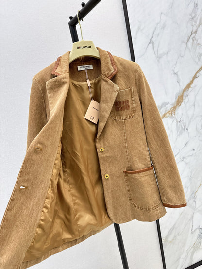 Miu 25ss denim blazer
