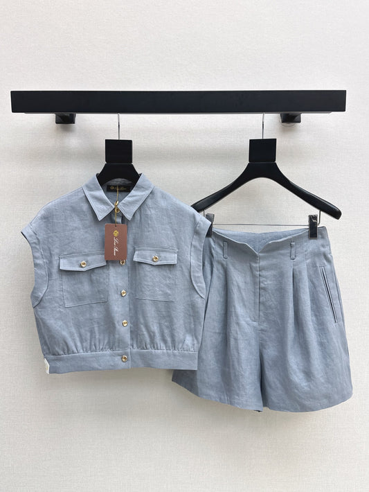 Loro 25ss linen suit
