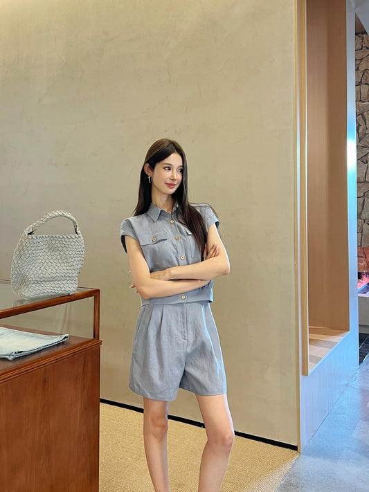 Loro 25ss linen suit