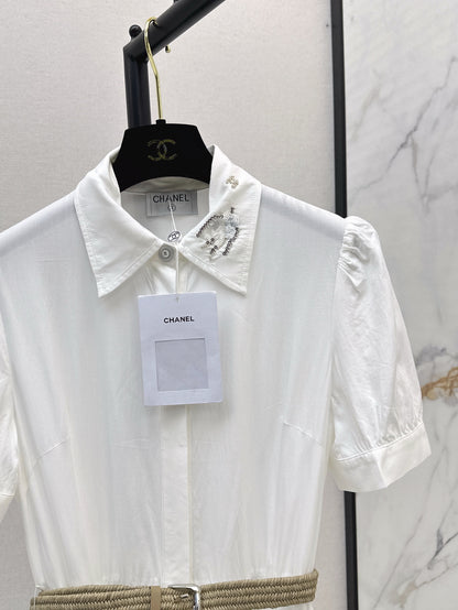 Chan 25ss embroidered dress