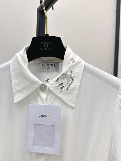 Chan 25ss embroidered dress