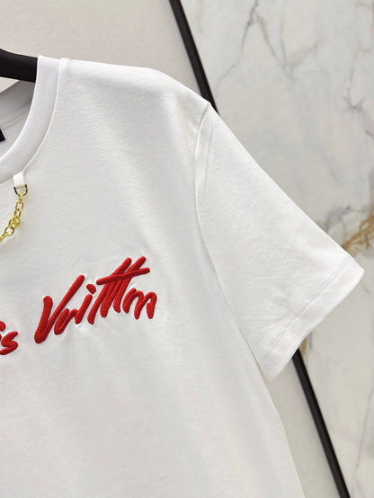 Loui 25ss embroidered t-shirt