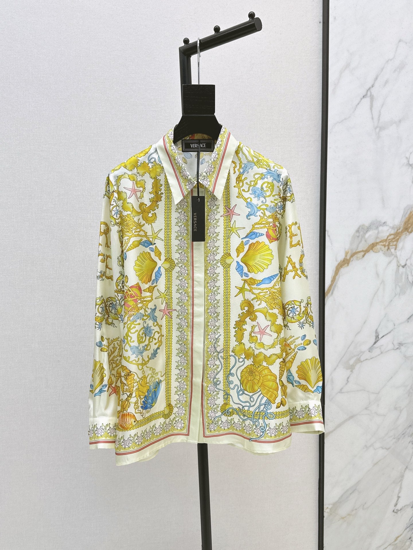 Vers 25ss Silk shirt
