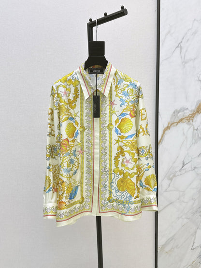 Vers 25ss Silk shirt